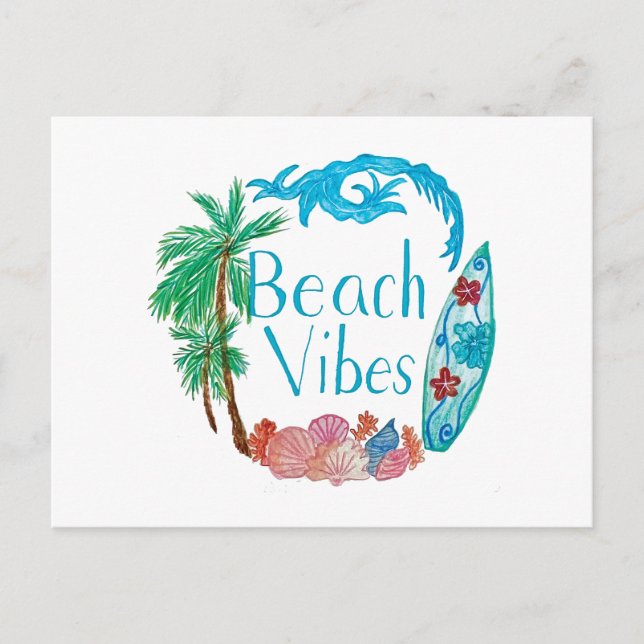Postal de Beach Vibes (Anverso)
