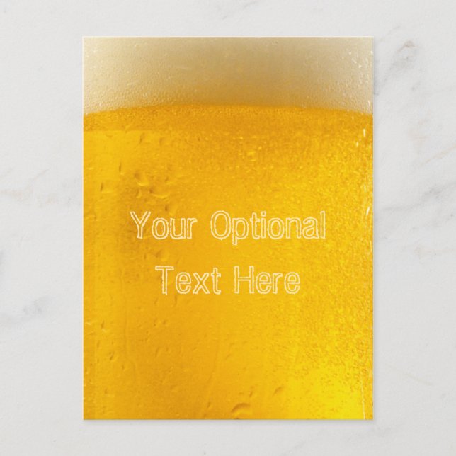postal de BEER personalizado (Anverso)