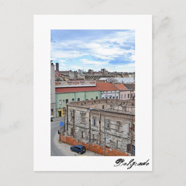Postal de Belgrado (Anverso)
