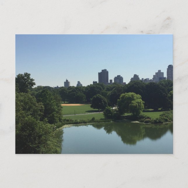 Postal de Belvedere Castle View NYC Central Park (Anverso)