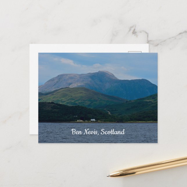 Postal de Ben Nevis, Escocia (Anverso/Reverso In Situ)