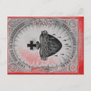 Postal de bendición de casa