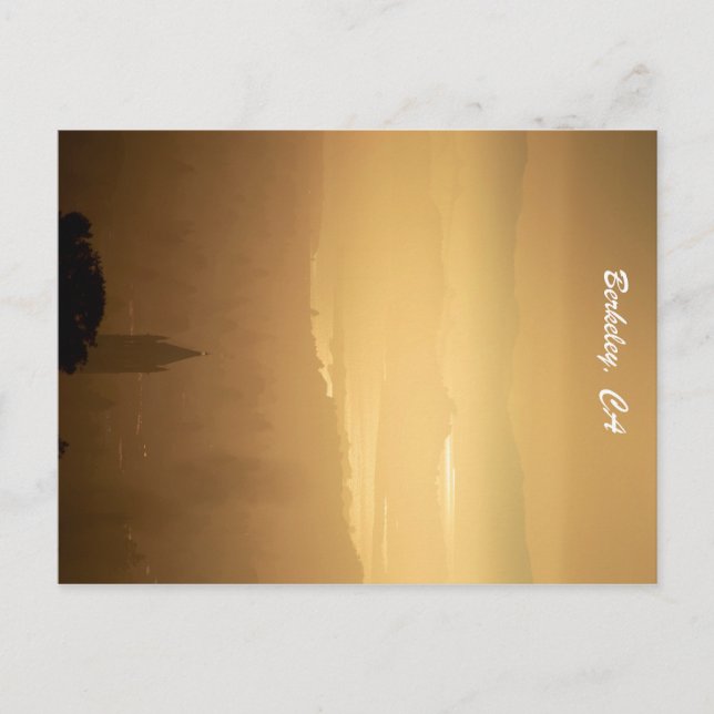 Postal de Berkeley -- Puesta del sol del pico del (Anverso)