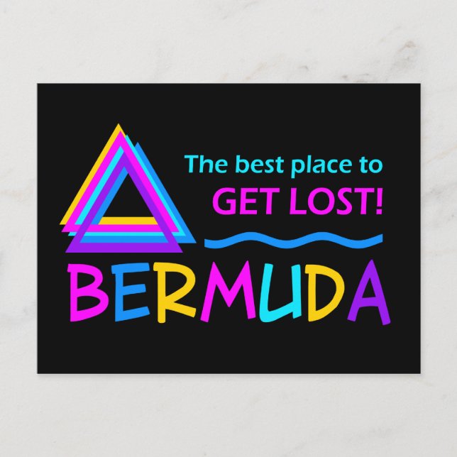 postal de BERMUDA TRIANGLE - personalizar (Anverso)