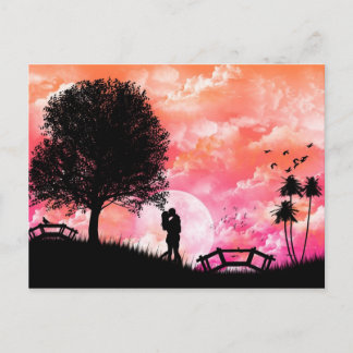Postal de Beso Paraíso