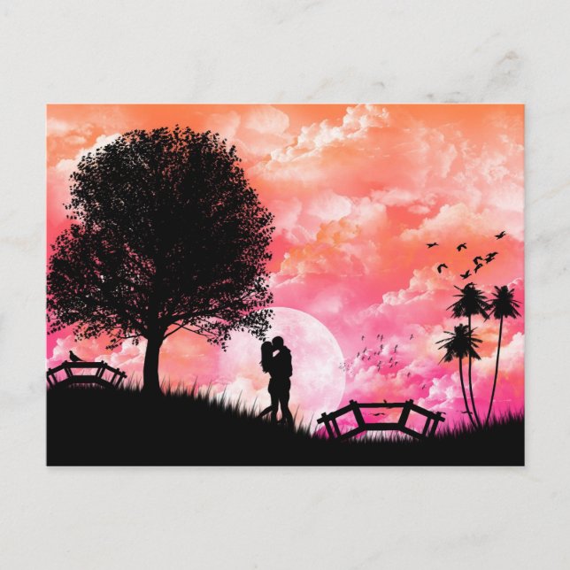 Postal de Beso Paraíso (Anverso)