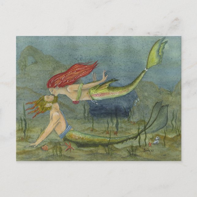 Postal de besos secretos (Anverso)