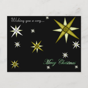 Postal de Bethlehem Night Shining Stars
