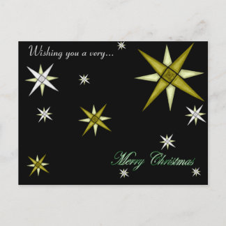 Postal de Bethlehem Night Shining Stars