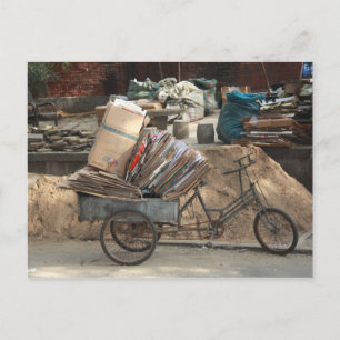 Postal de bicicleta de Beijing China