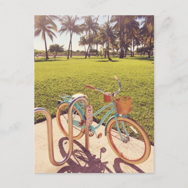 Postal de bicicleta de Miami (Anverso)