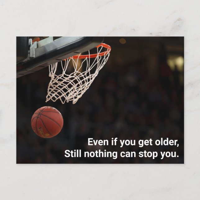 Postal de bienvenida de cumpleaños: amante del bal (Anverso)