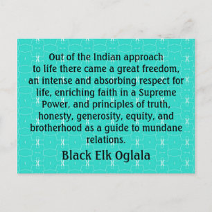 postal de Black Elk