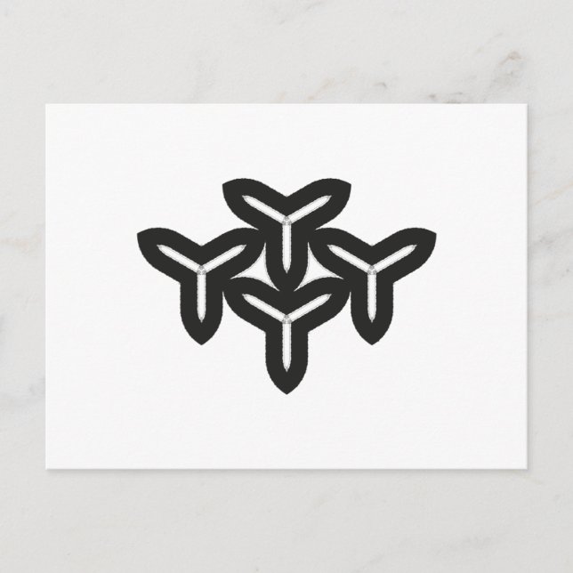 Postal de blades góticos (Anverso)