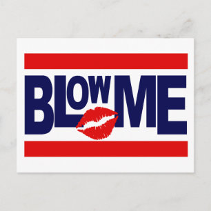 Postal de Blow Me - personalizable