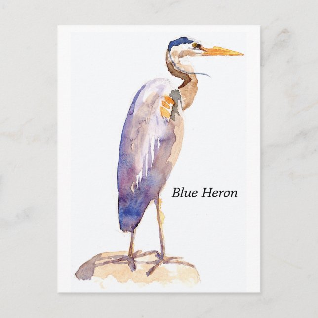 postal de Blue Heron (Anverso)