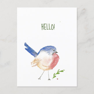 postal de bluebird