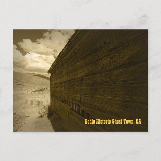 Postal de Bodie en perspectiva (Anverso)