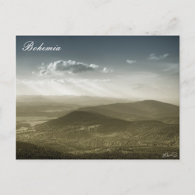 Postal de Bohemia (Anverso)