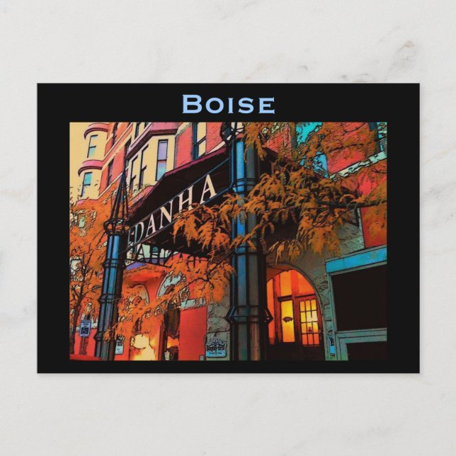 Postal de Boise (Anverso)
