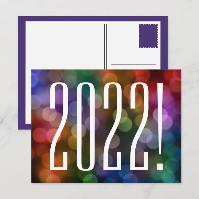 postal de bokeh 2022 (Anverso / Reverso)