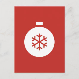 Postal de bolas para navidades