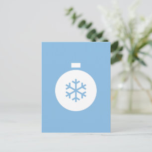 Postal de bolas para Navidades pequeños