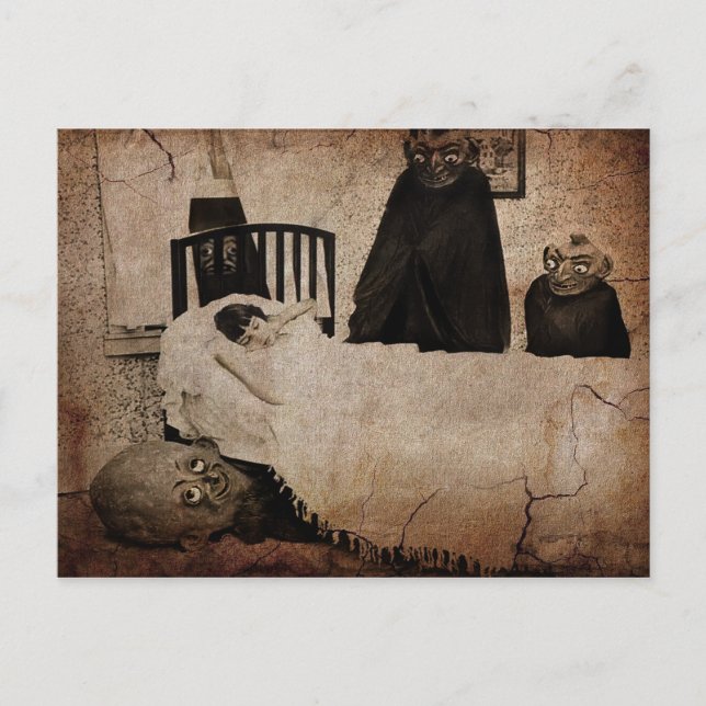 Postal de Boogeyman retorcido vintage (Anverso)