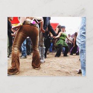 Postal de boogie arcoiris