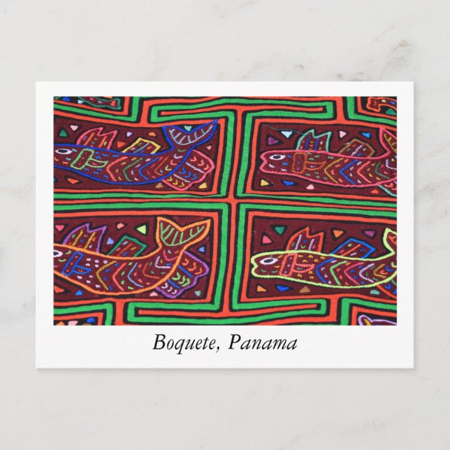 Postal de Boquete, Panamá (Anverso)