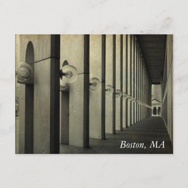 Postal de Boston - Centro de la Ciencia Cristiana (Anverso)