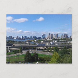 postal de Boston Skyline