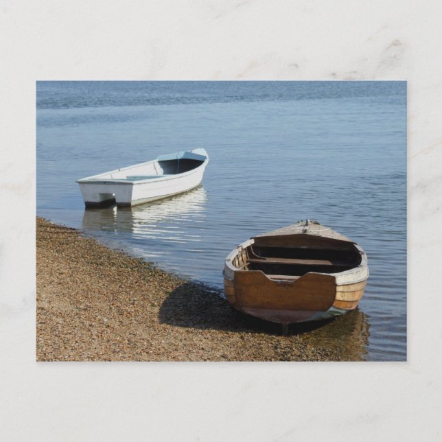 Postal de botes de fila (Anverso)