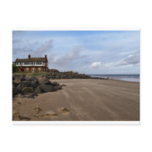 postal de Brancaster beach North Norfolk