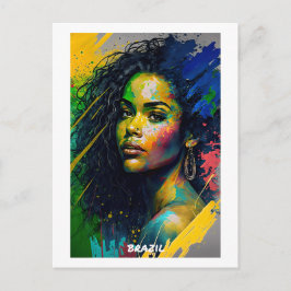 Postal de Brasil - Colección del Mundo de las Muje