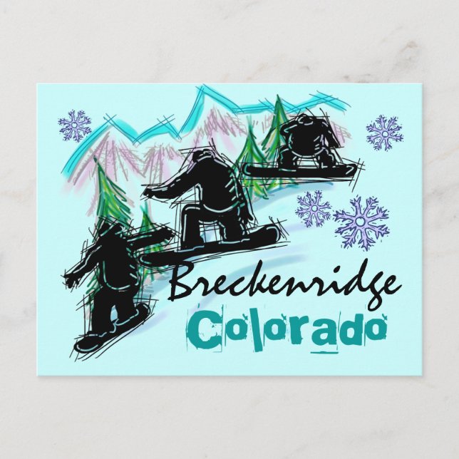 Postal de Breckenridge Colorado (Anverso)