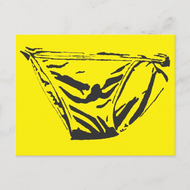 Postal de Briefs Amarillo (Anverso)