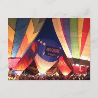 Postal de brillo de globo