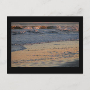 postal de brillo de puesta de sol