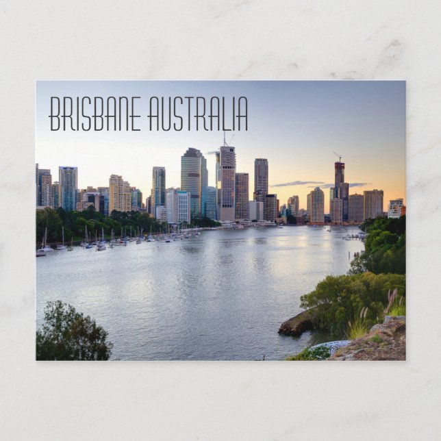 postal de Brisbane Australia (Anverso)