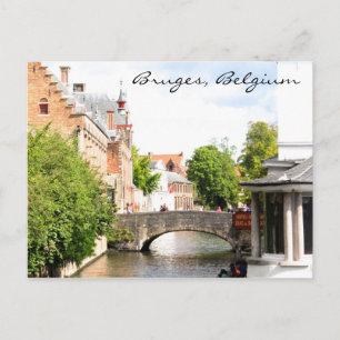 Postal de Brujas, Bélgica