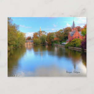postal de Brujas, Bélgica