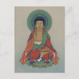 Postal de Buda de curación