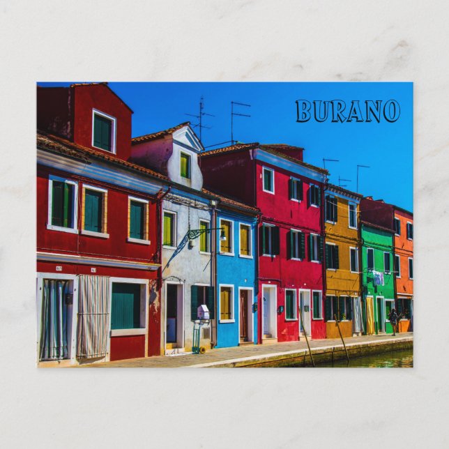 Postal de Burano (Anverso)