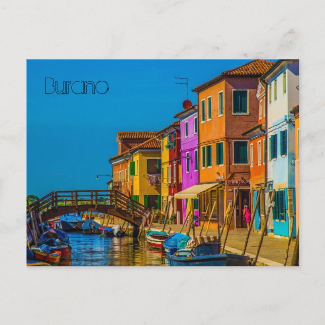 Postal de Burano (Anverso)