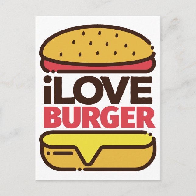 postal de Burger Lover (Anverso)