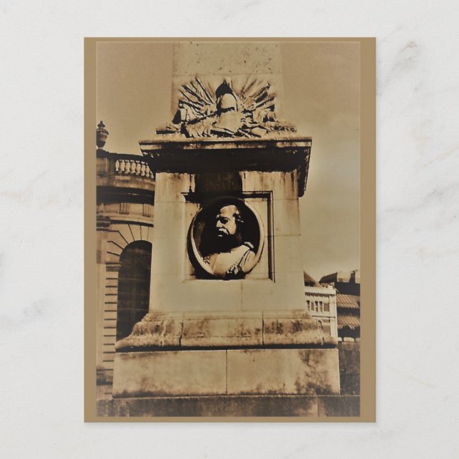 Postal de Burnaby Obelisk (Anverso)