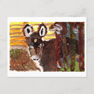 Postal de burro en el Valle Pacífico