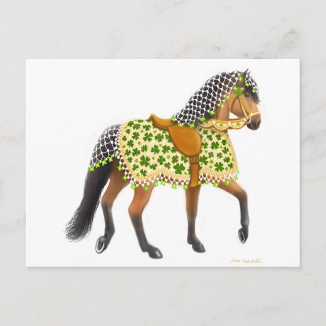 Postal de caballo de Shamrock (Anverso)
