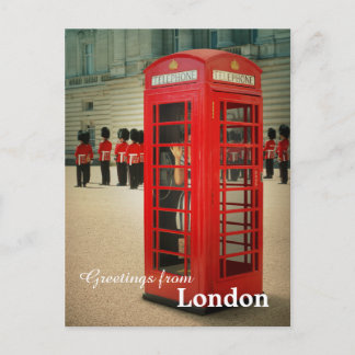 Postal de cabina de teléfono de Londres